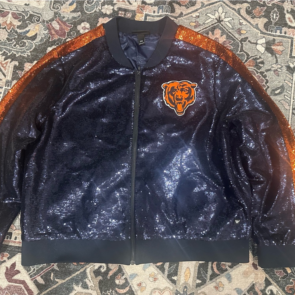 Sequin Bears Jacket Size 2XL
